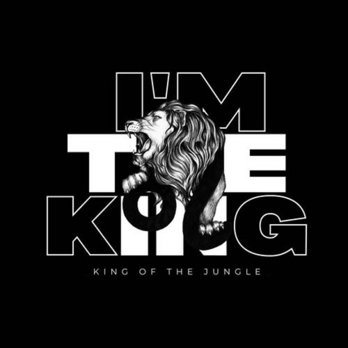 Black Illustrated Im The King Workout Playlist Cover
