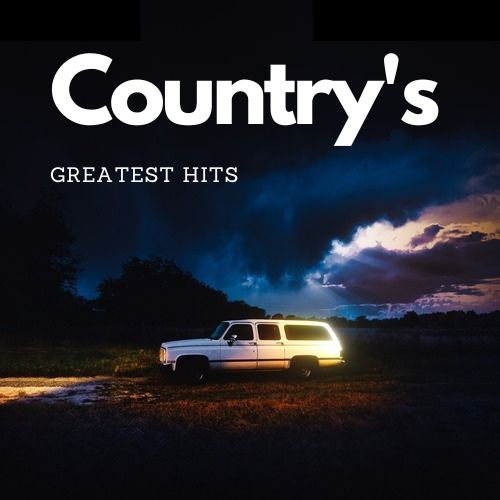 Blue Small Town Modern Country's Greatest Hits Playlist Cover
