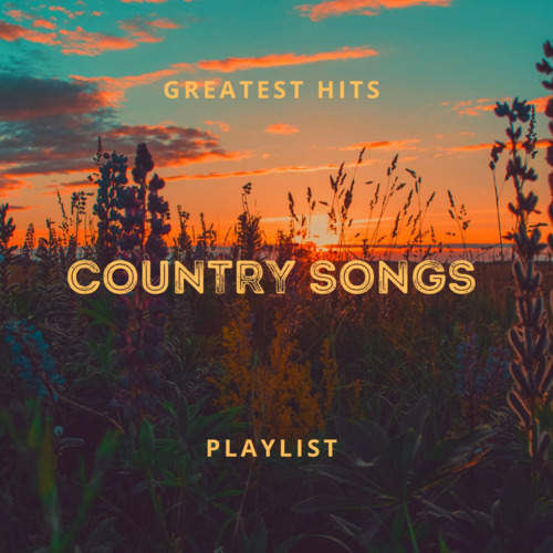 Brown and Green Grass Photocentric Sad Country Songs Playlist Cover