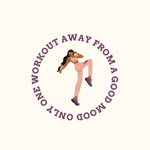 Neige Illustration Exercise Motivation Quote Workout Playlist Cover
