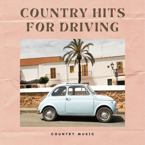 Pink Pastel Minimalist Indie Country Hits For Driving Playlist Cover