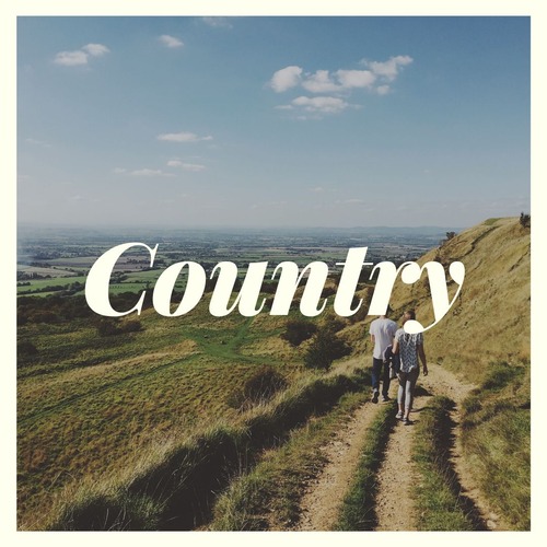 Retro Vintage 80s Country Music Playlist Cover