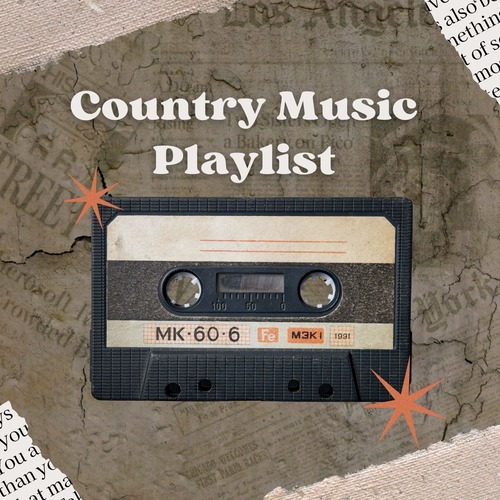 Vintage Tape Country Playlist Cover