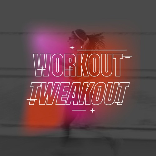 White Black Sport Workout Playlist Cover